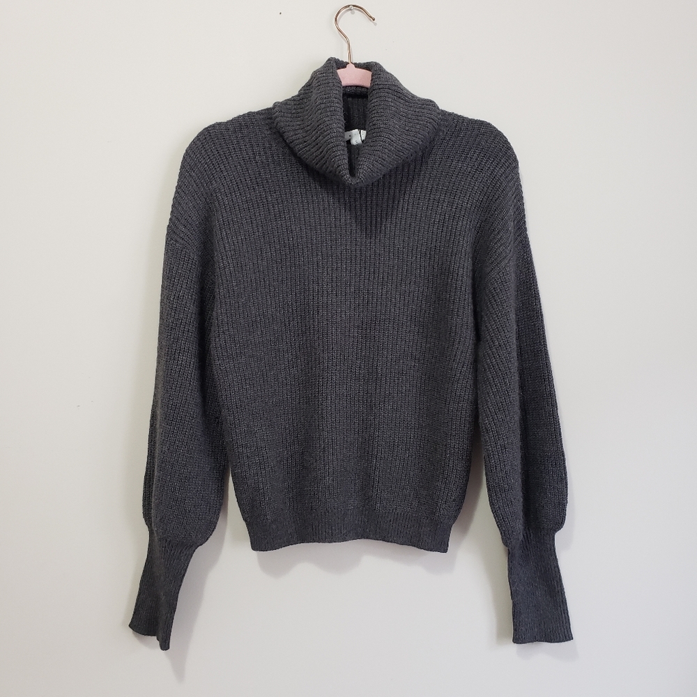 Leith Dolman sleeve super soft turtle neck sweater